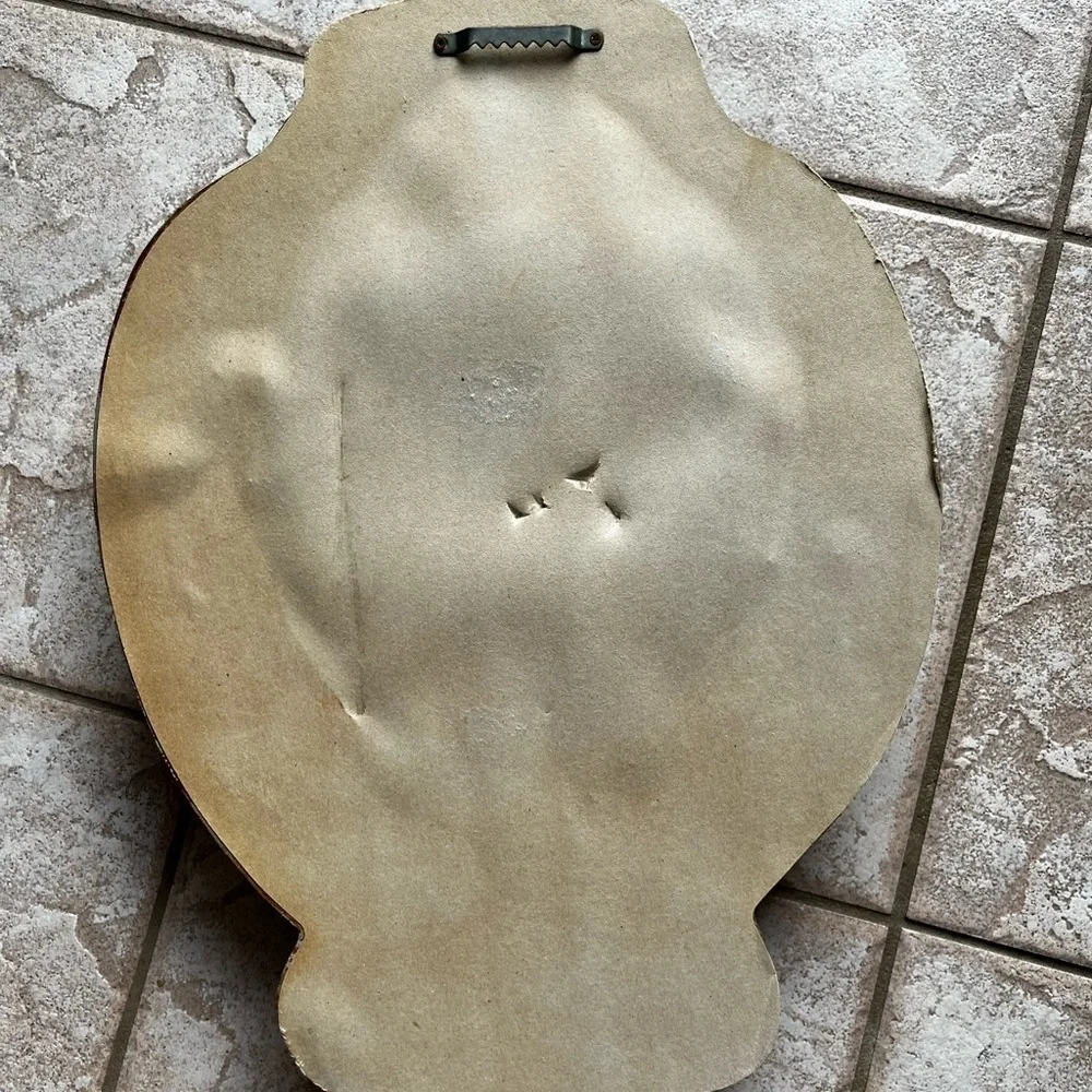 Vintage cherubs angels Gold Heart-Shaped Wall Mirror